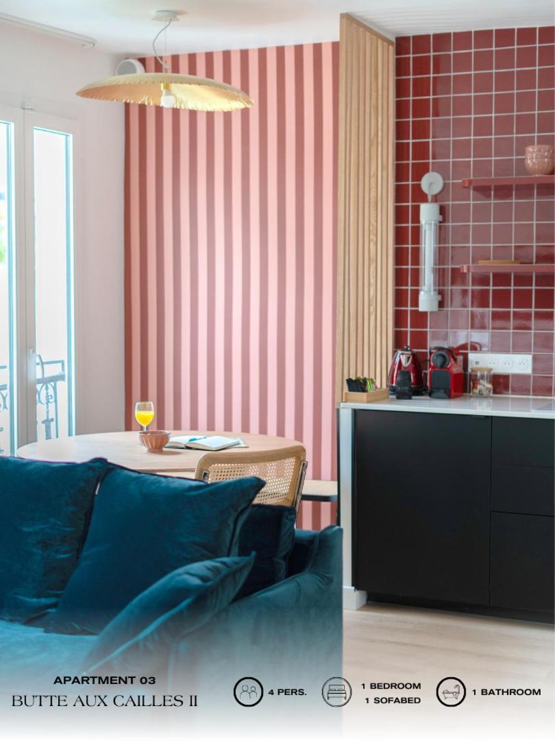 Beauquartier - Butte Aux Cailles II Apartment Paris Luaran gambar