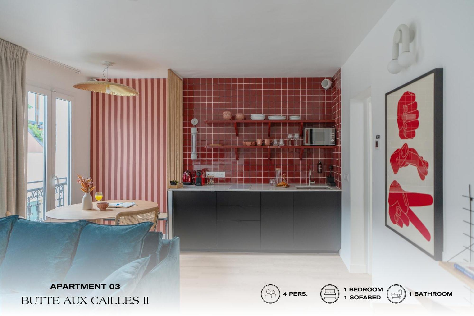 Beauquartier - Butte Aux Cailles II Apartment Paris Luaran gambar