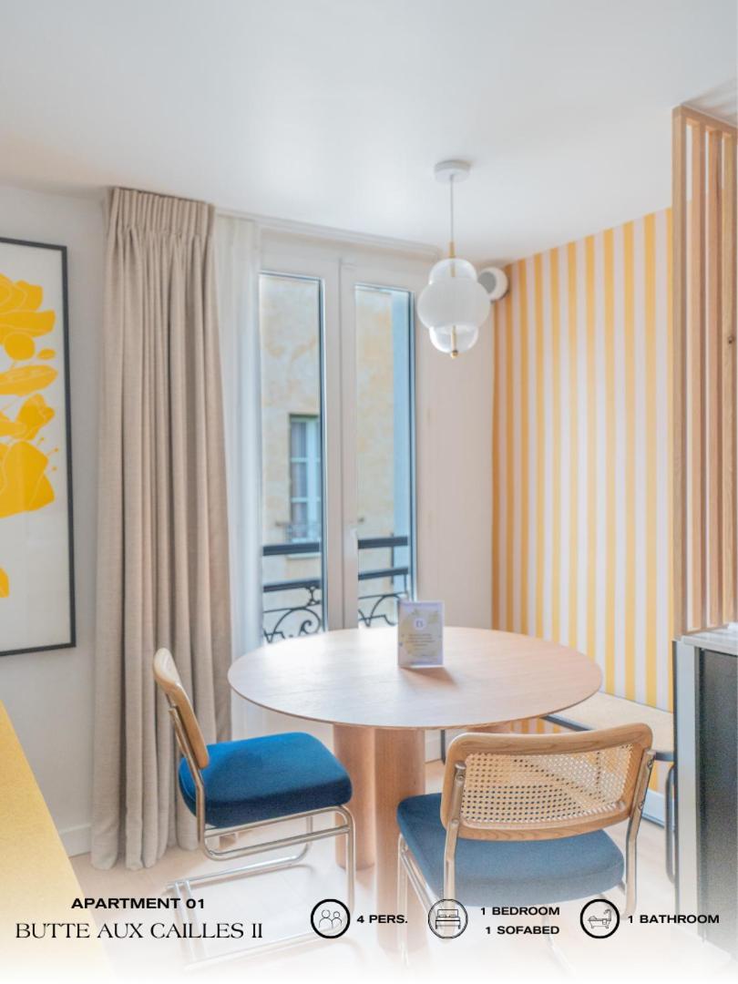 Beauquartier - Butte Aux Cailles II Apartment Paris Luaran gambar