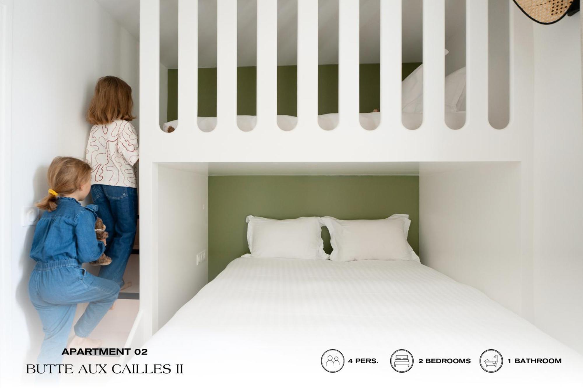Beauquartier - Butte Aux Cailles II Apartment Paris Luaran gambar