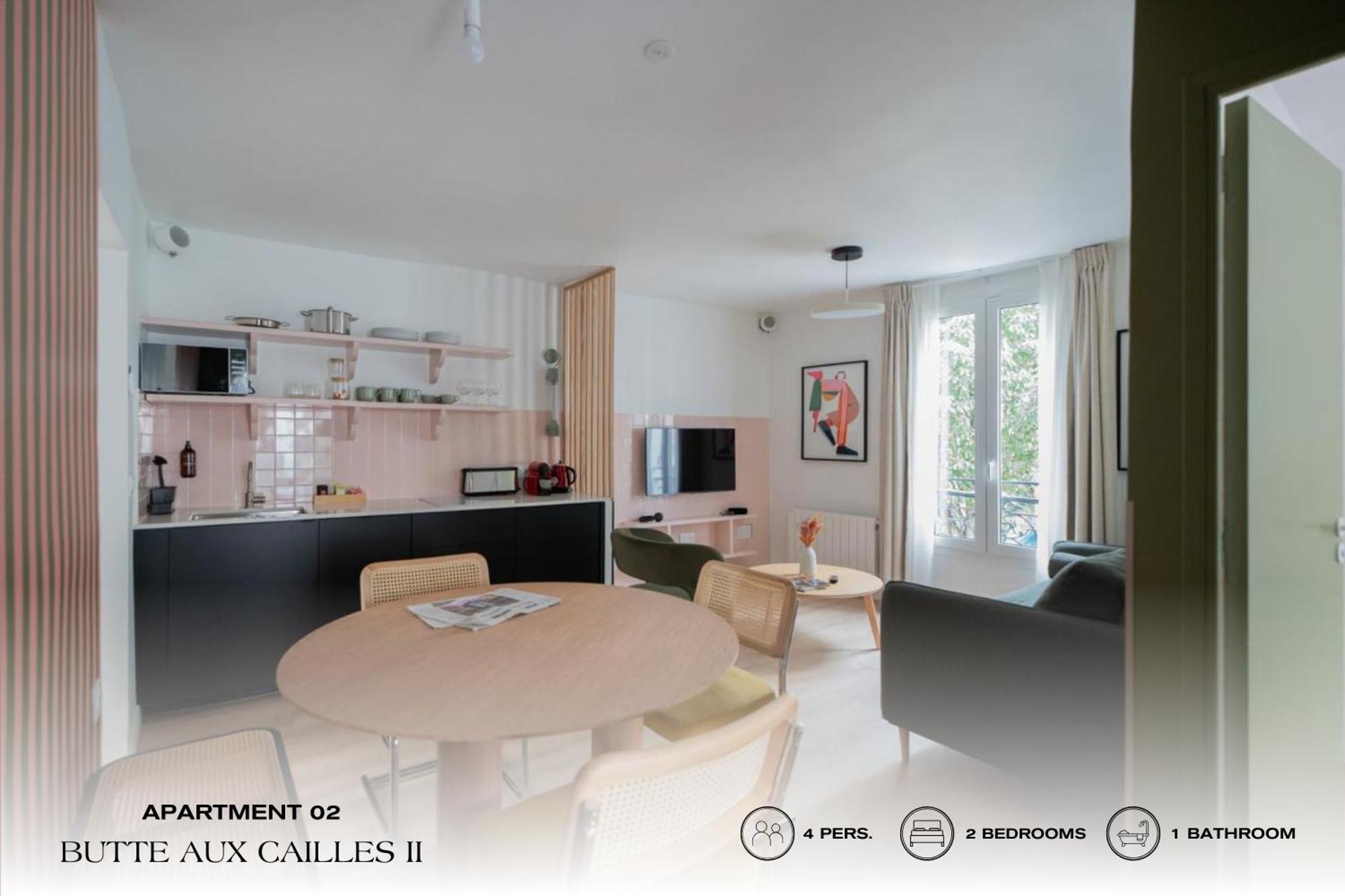 Beauquartier - Butte Aux Cailles II Apartment Paris Luaran gambar