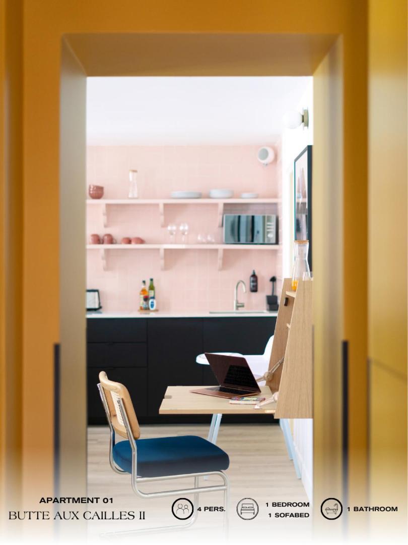 Beauquartier - Butte Aux Cailles II Apartment Paris Luaran gambar