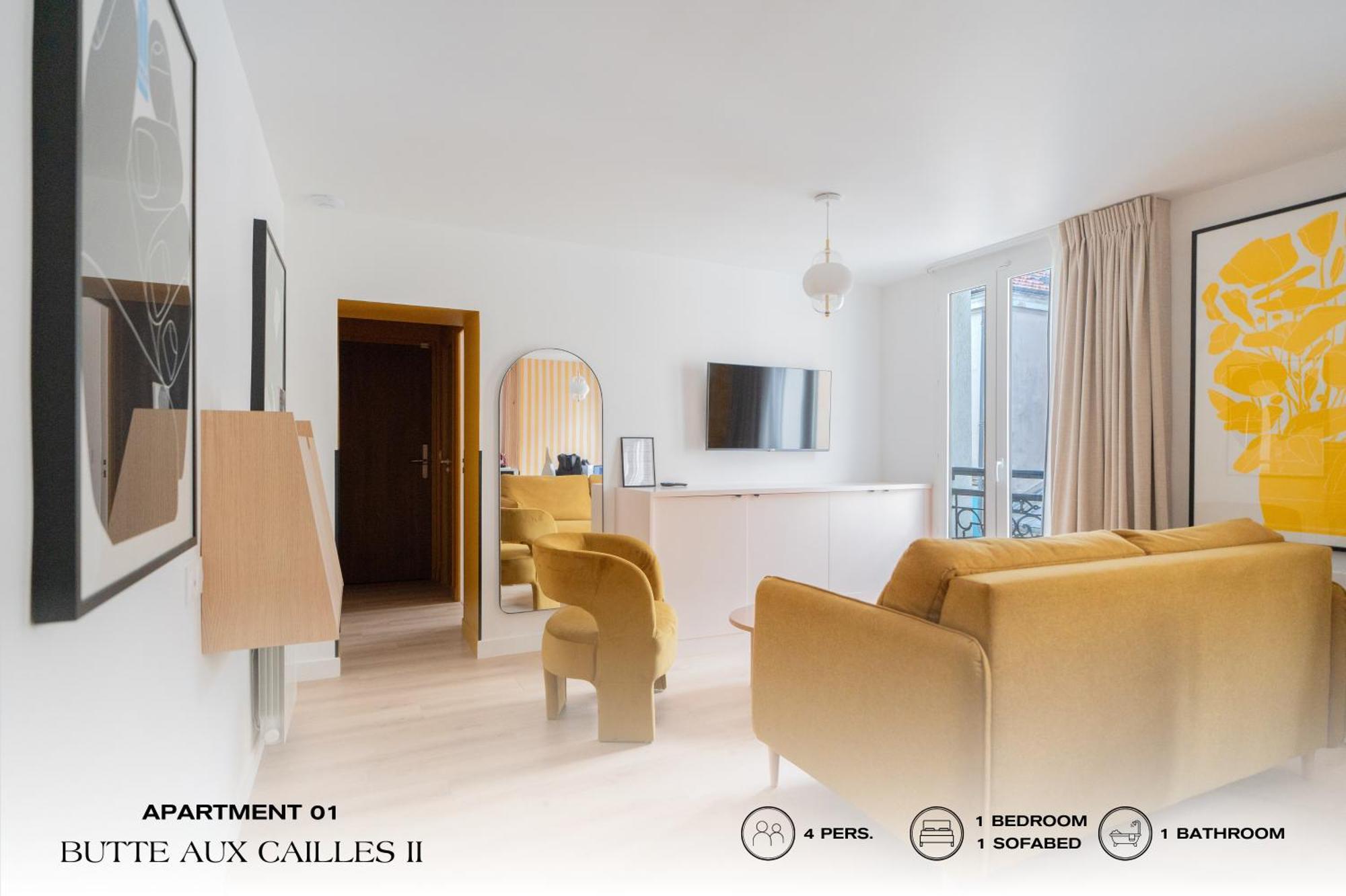 Beauquartier - Butte Aux Cailles II Apartment Paris Luaran gambar