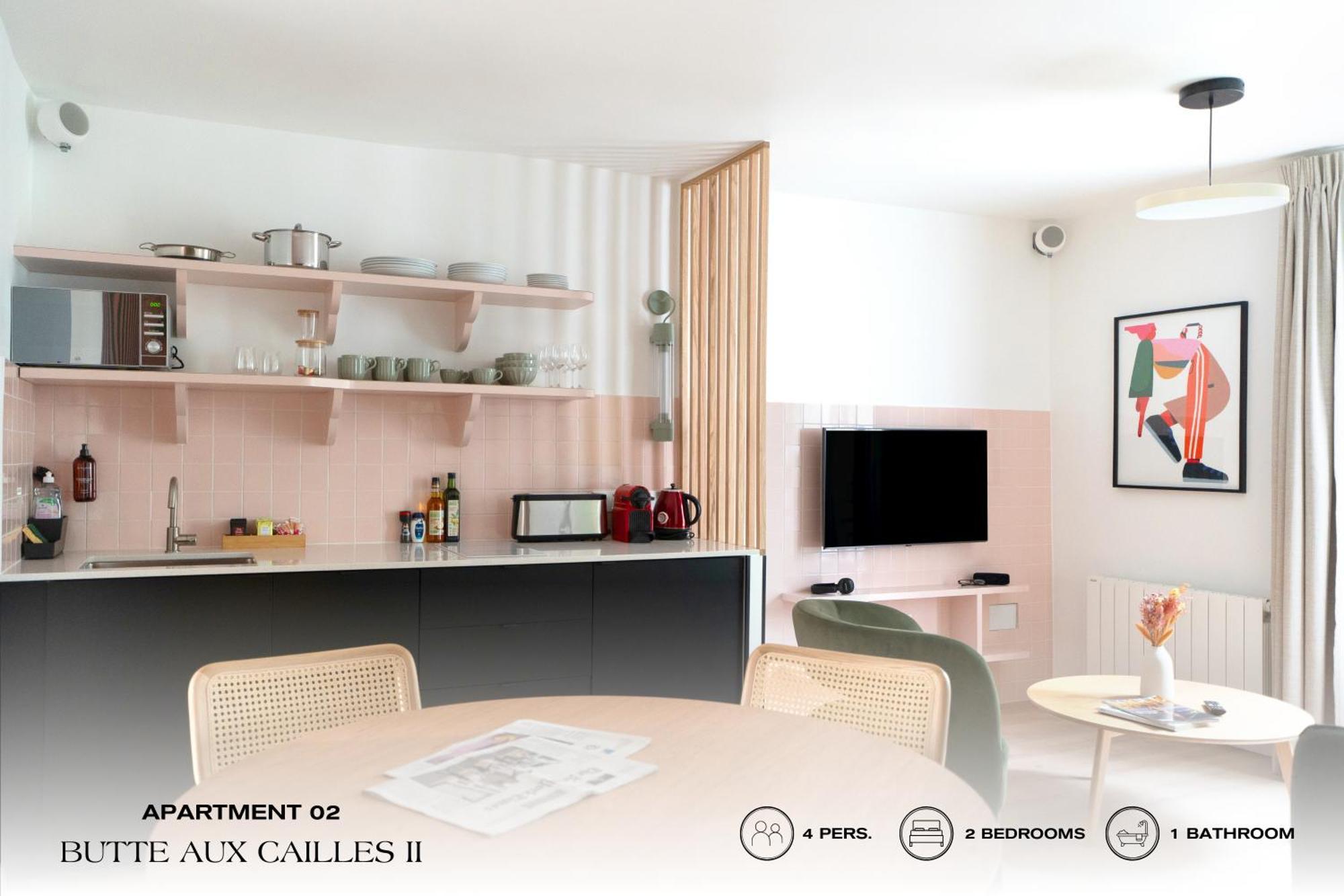 Beauquartier - Butte Aux Cailles II Apartment Paris Luaran gambar