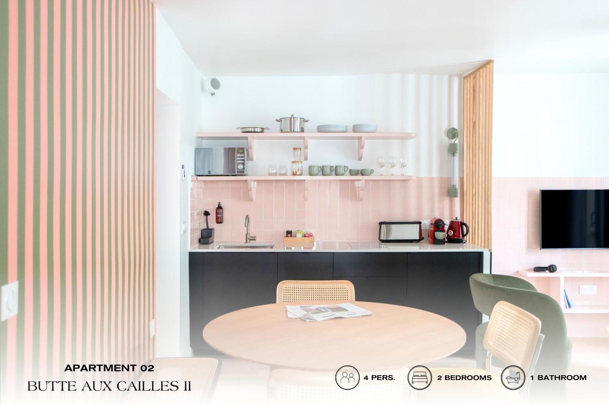 Beauquartier - Butte Aux Cailles II Apartment Paris Luaran gambar