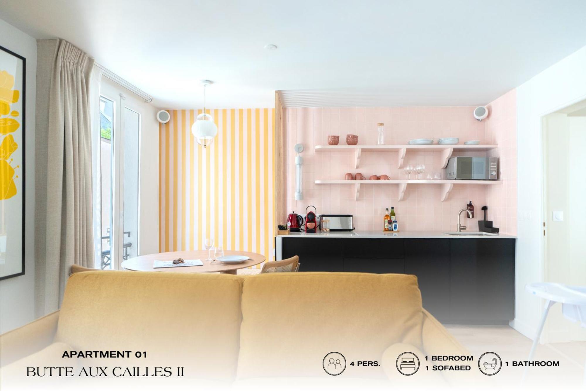 Beauquartier - Butte Aux Cailles II Apartment Paris Luaran gambar